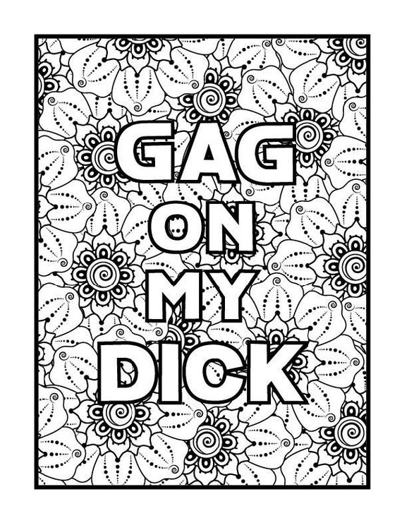 inappropriate free swear word coloring pages for adults