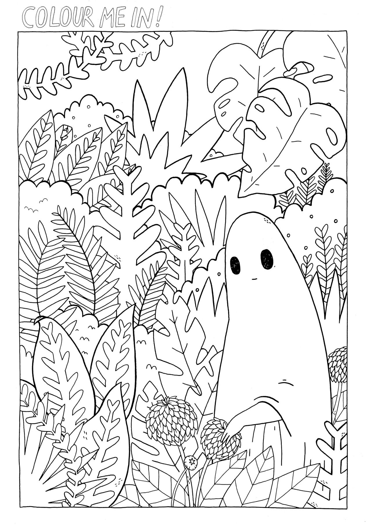 Coloring Pictures Ghosts Coloring Pages