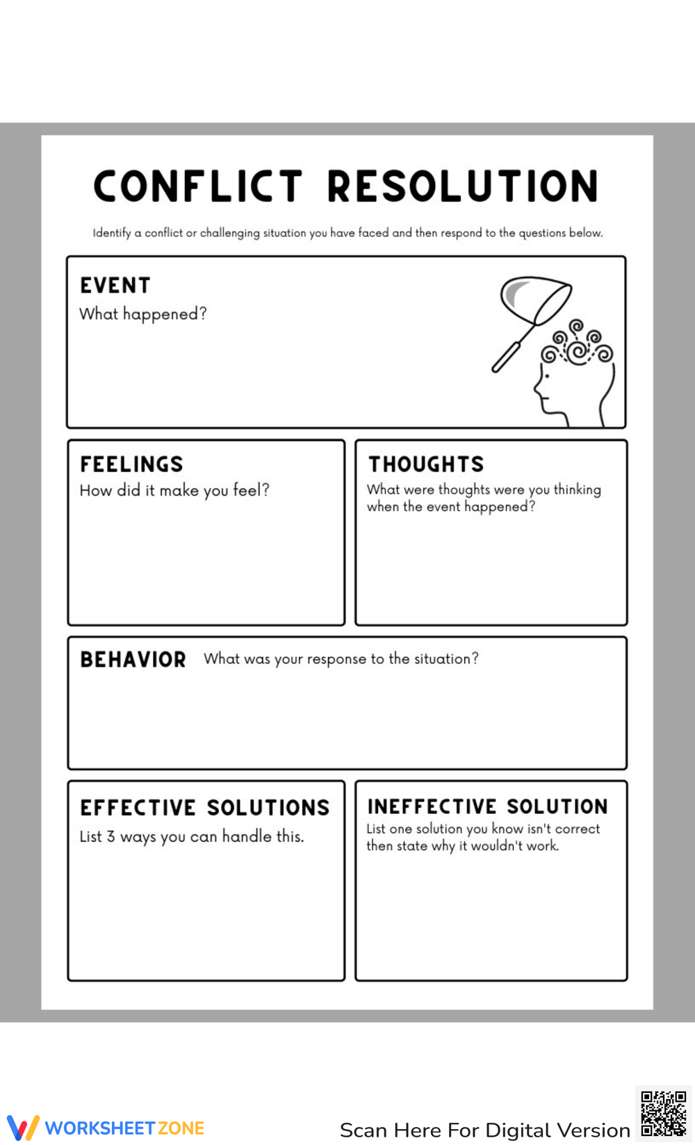 Conflict Resolution Worksheet Teach Your Kids Conflict Resolution Skills