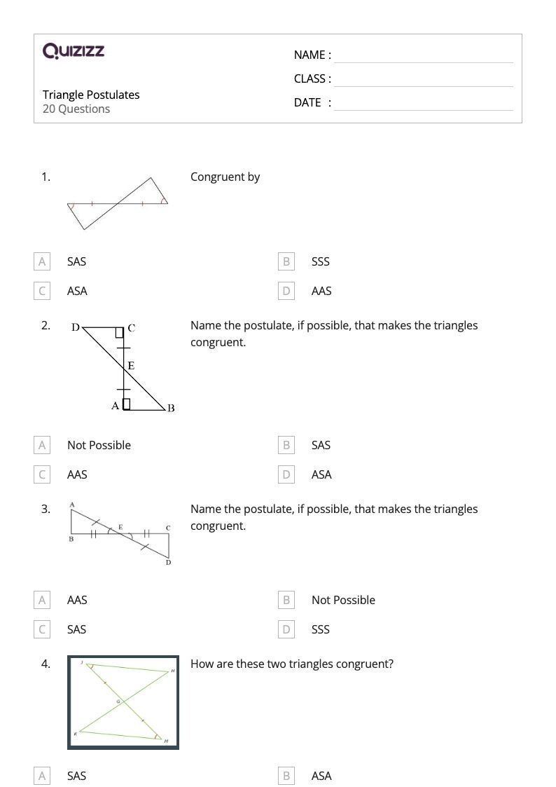 Congruent Triangles Worksheets Math Monks Worksheets Library