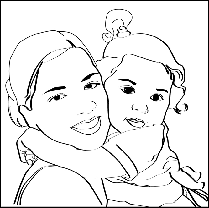 convert photo to coloring page online free