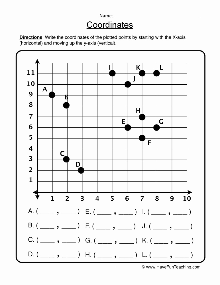 Coordinate Grid Map Worksheets Beautiful Graphing Worksheets Simple 
