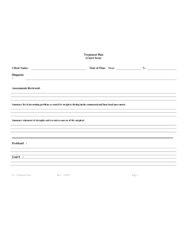 free printable counseling treatment plan template pdf