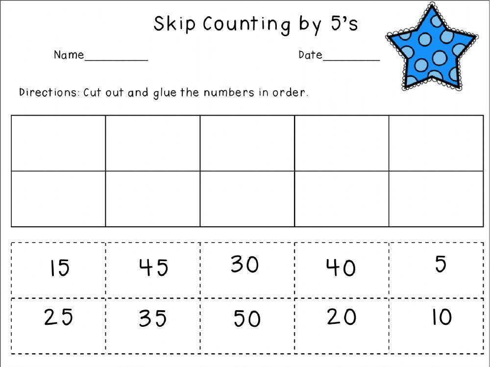 Count By 5s Worksheet Live Worksheets Worksheets Library