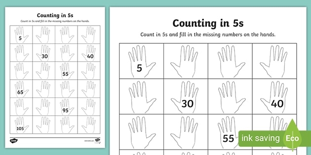 Counting By 5s Worksheet NZ Maths Resources teacher Made 
