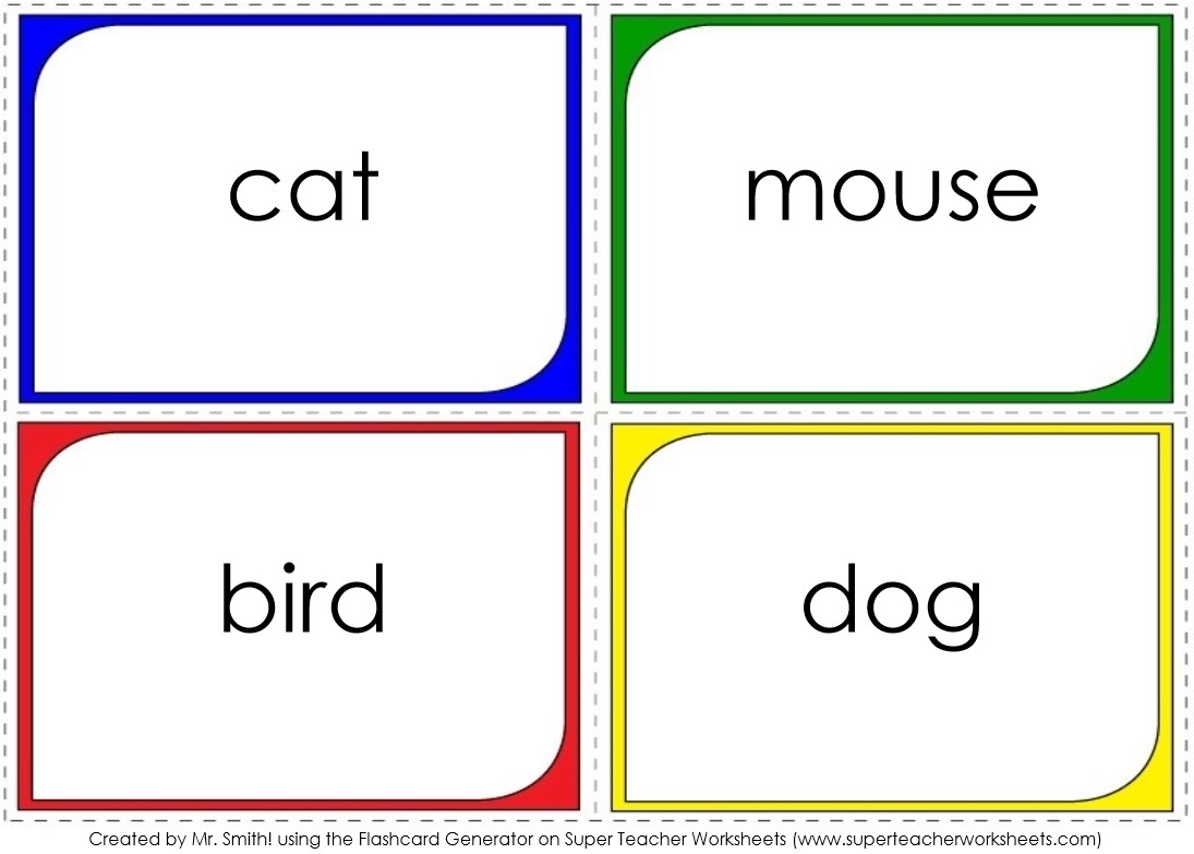 Custom Flashcard Generator Free Printable Flash Card Maker Free