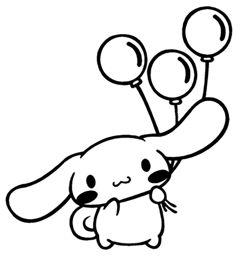Cute Cinnamoroll Coloring Pages