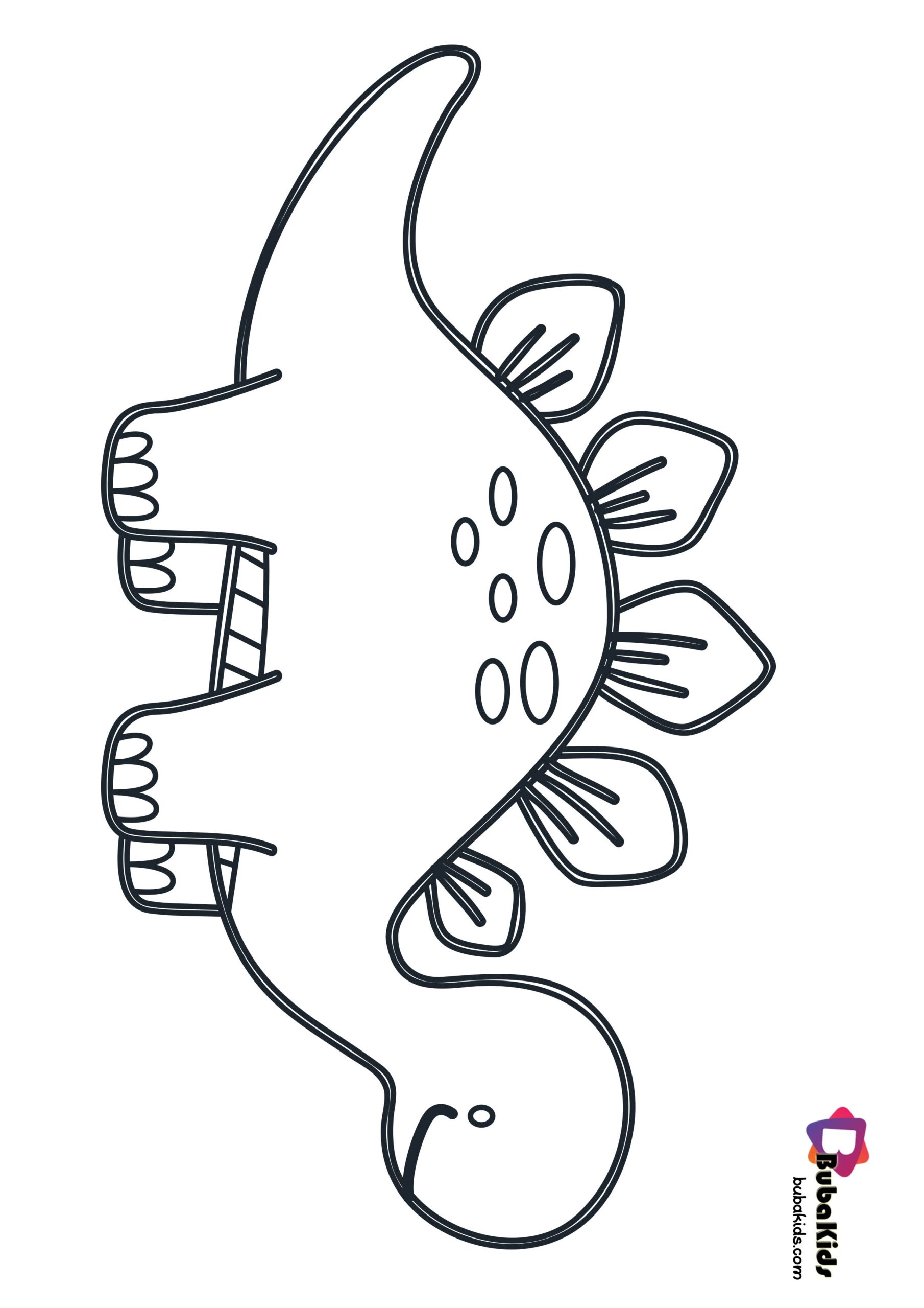 Cute Dino Coloring Pages