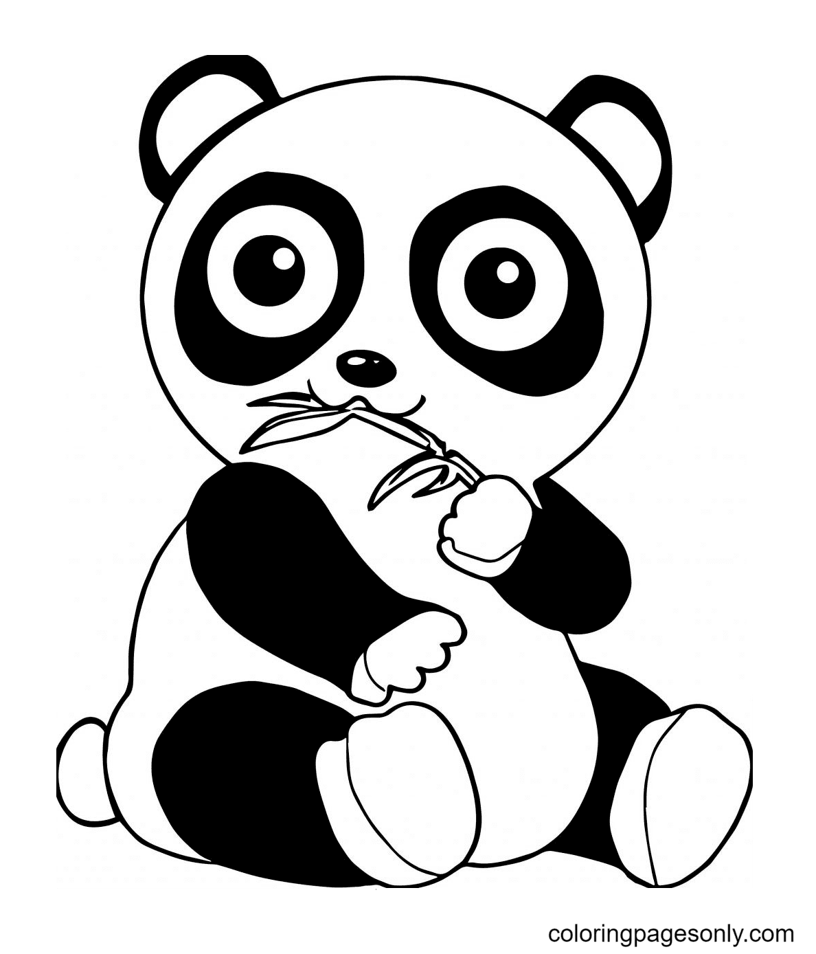 panda coloring pages free