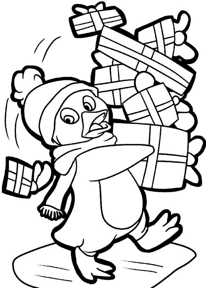 Cute Penguin Coloring Pages Coloring Home