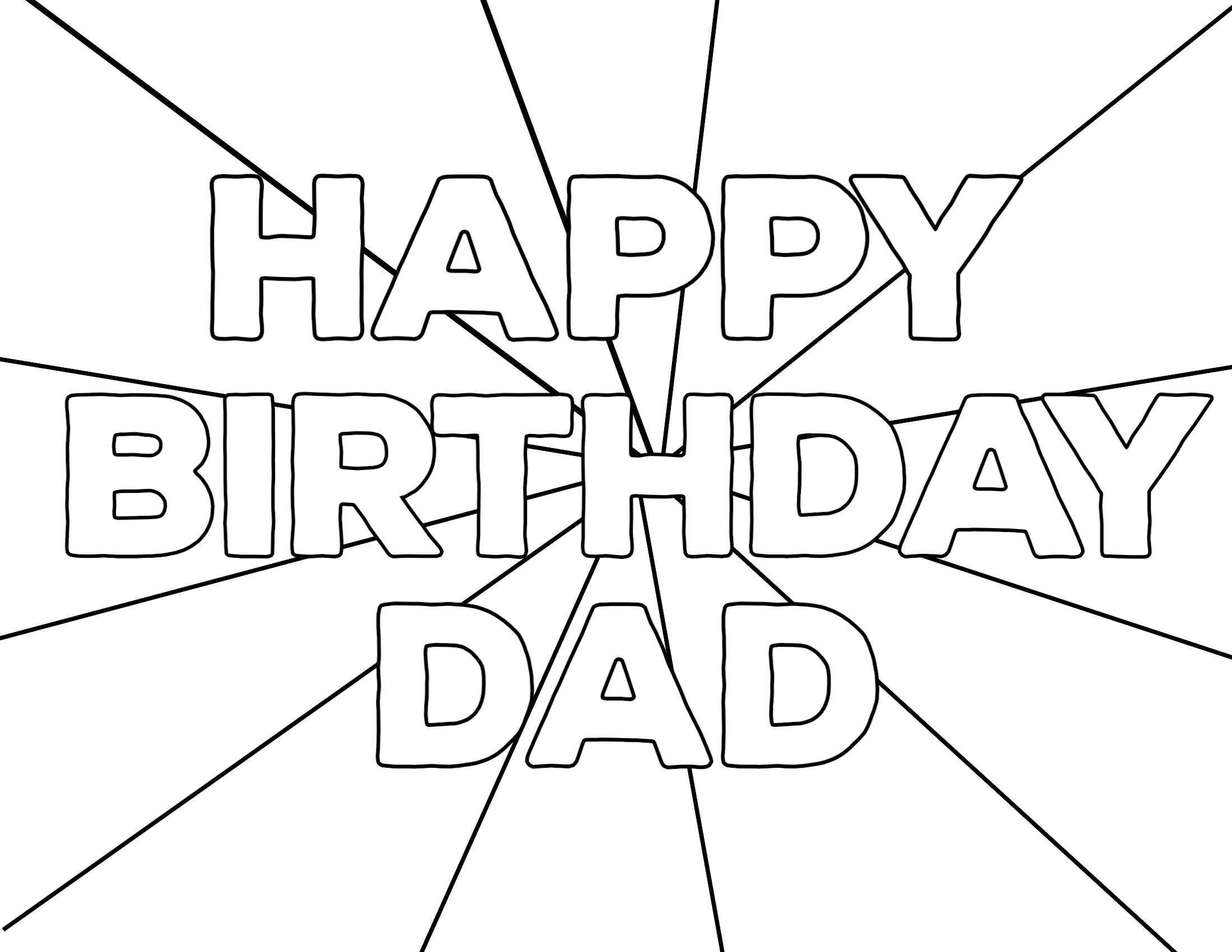 Dad Coloring Pages