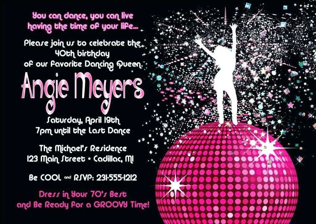 Dance Invitation Template