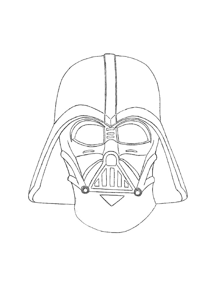 Coloring Pages Of Darth Vader