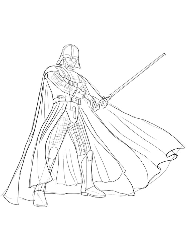 Darth Vader Coloring Pages