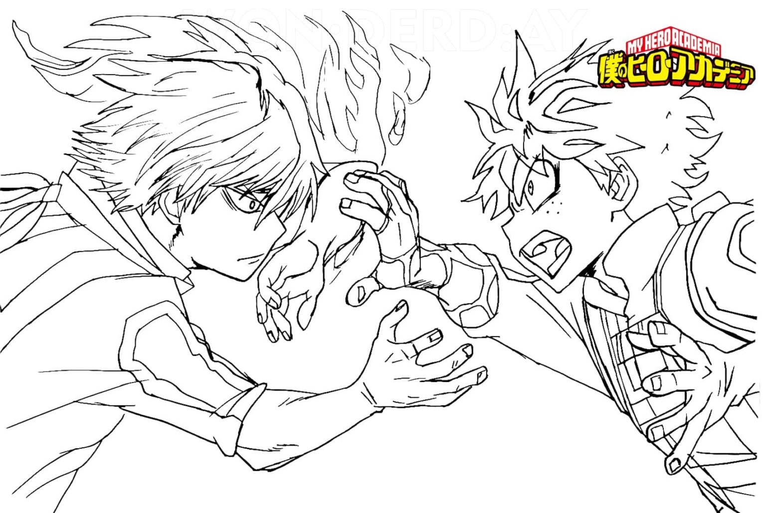 Deku Coloring Pages 60 Free Coloring Pages