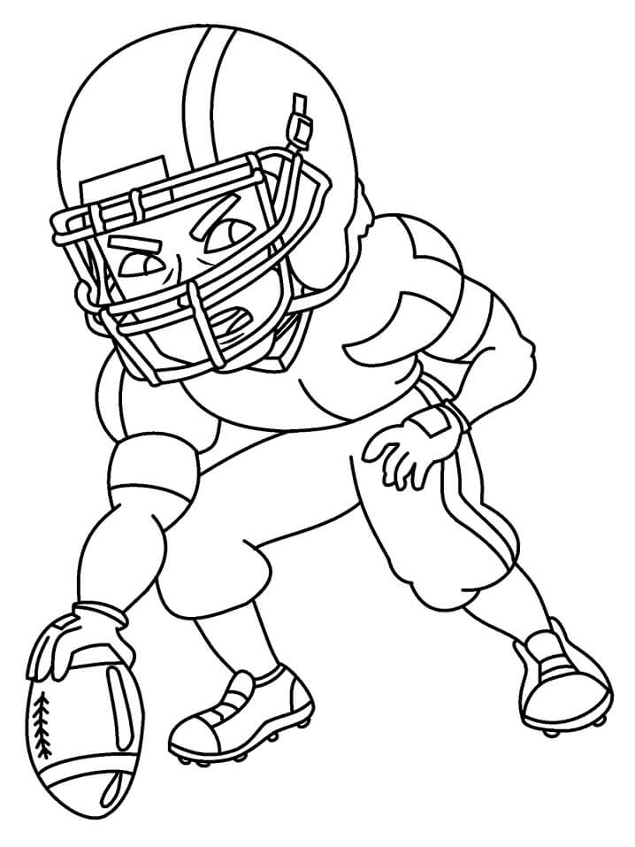 Derek Carr Football Player Coloring Page Free Printable Coloring