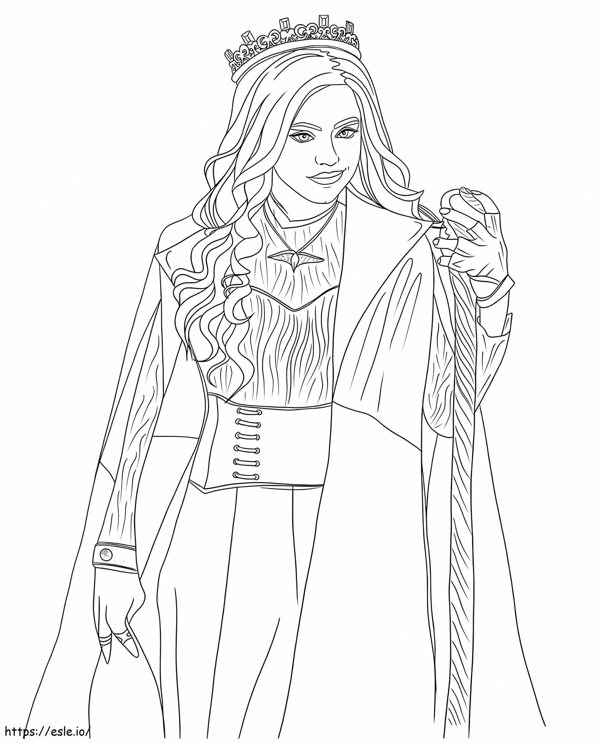 Descendants Audrey Coloring Page