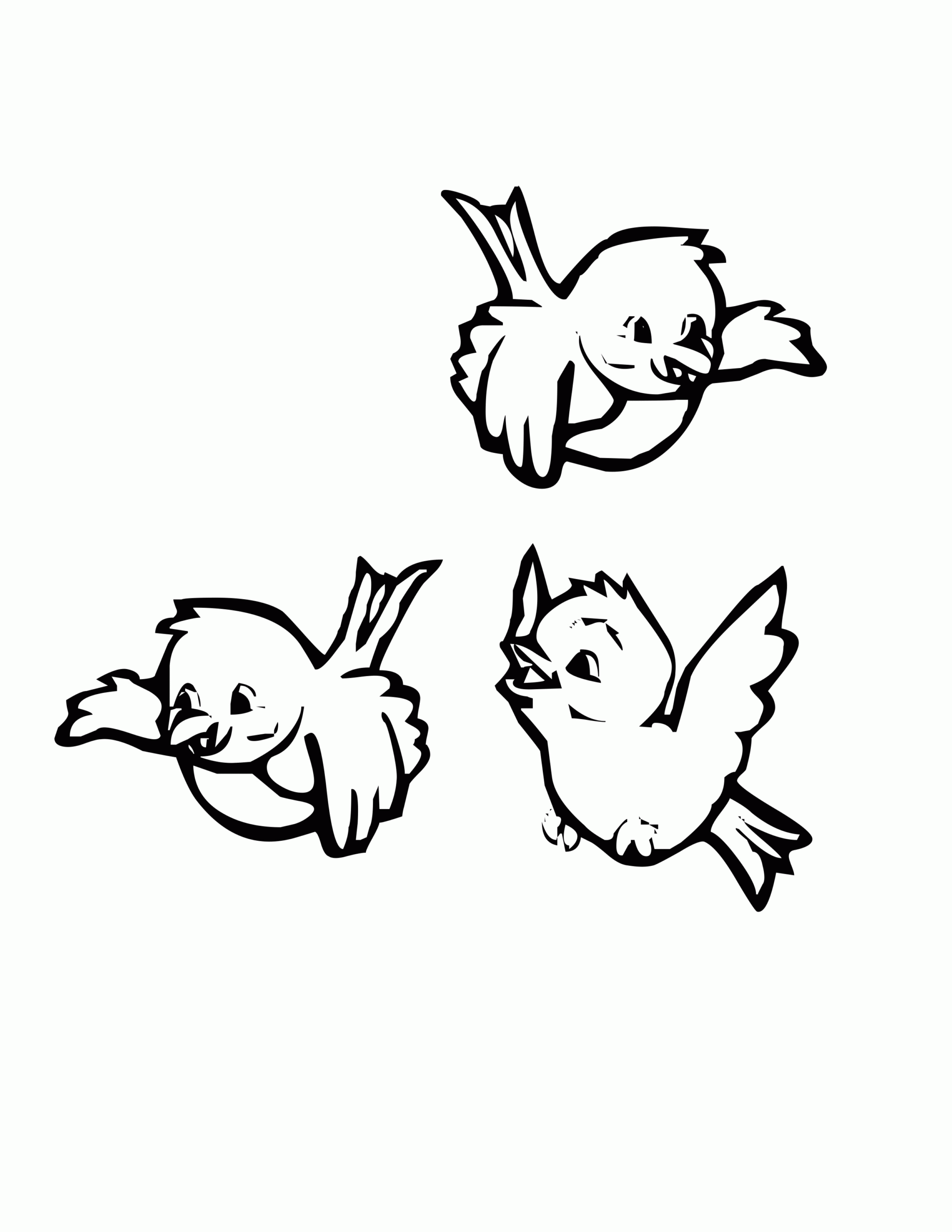 Different Birds Coloring Pages Coloring Home