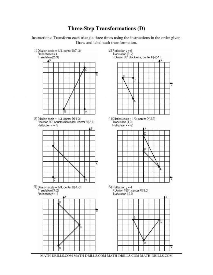 Dilations Worksheet Answers Db excel