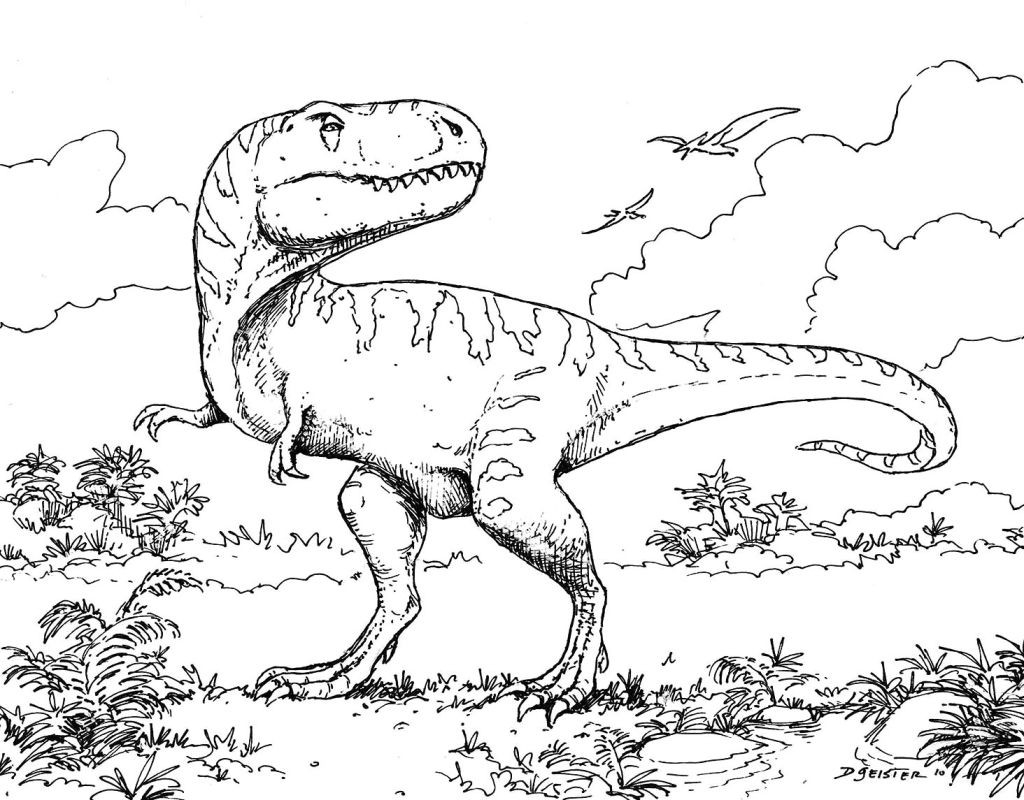 Dinosaur Coloring Pages Pdf At GetDrawings Free Download