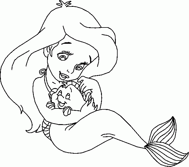 Disney Baby Princess Coloring Pages Coloring Home