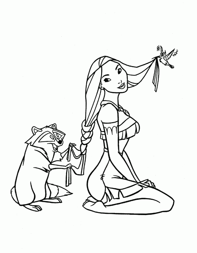 Disney Pocahontas Coloring Pages Coloring Home