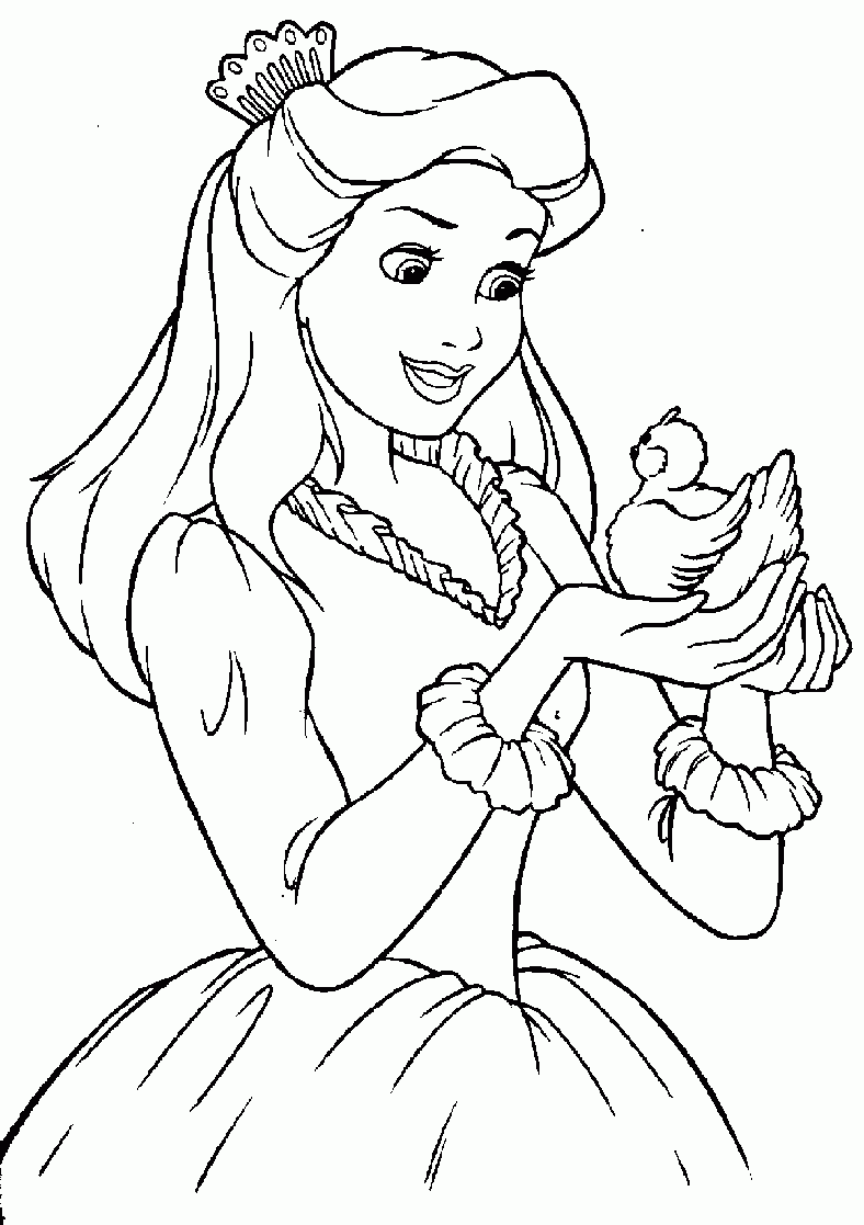 free printable princess coloring pages disney