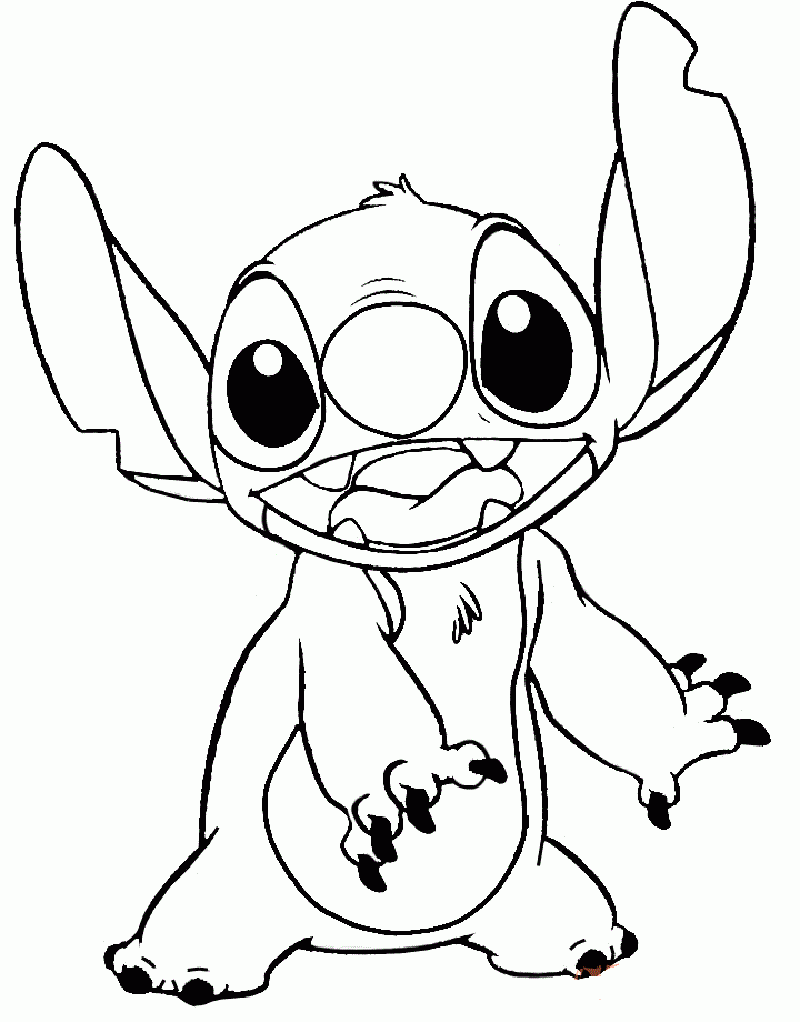 printable coloring pages stitch