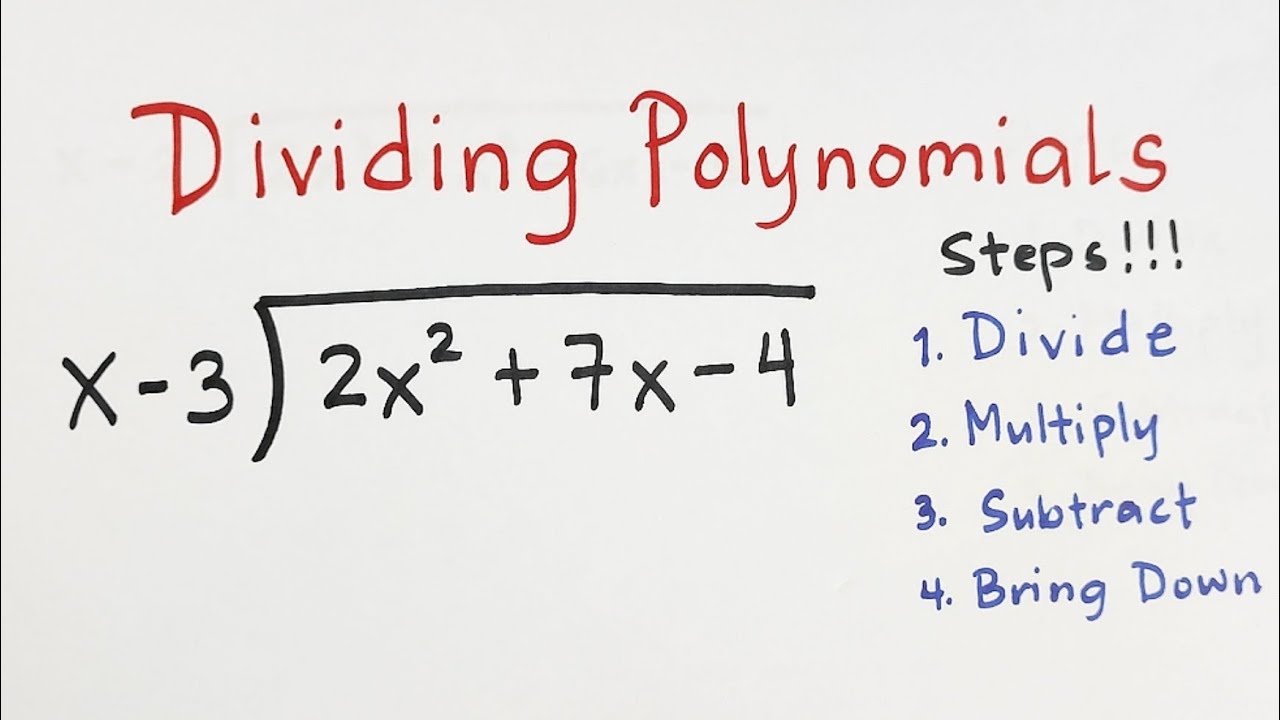 algebraic long division worksheet
