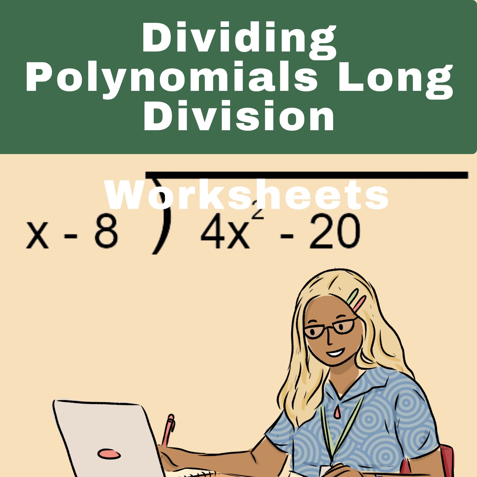 long division worksheets polynomials