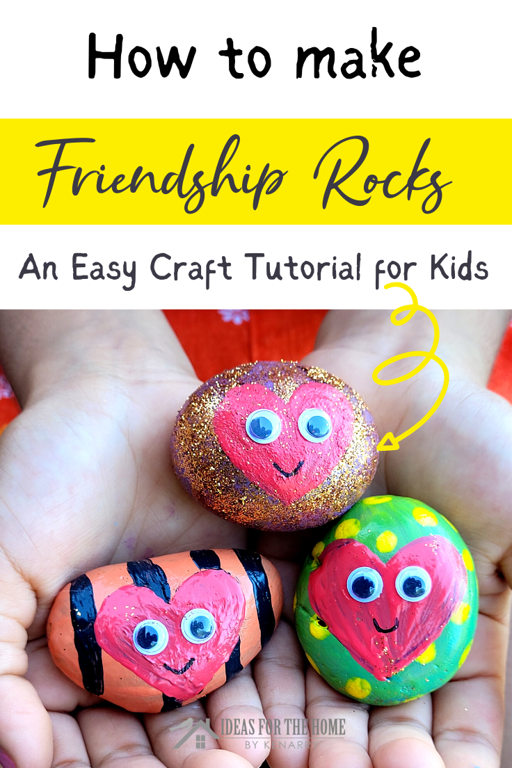 DIY Friendship Rocks For Kids To Share Messy Momma Crafts