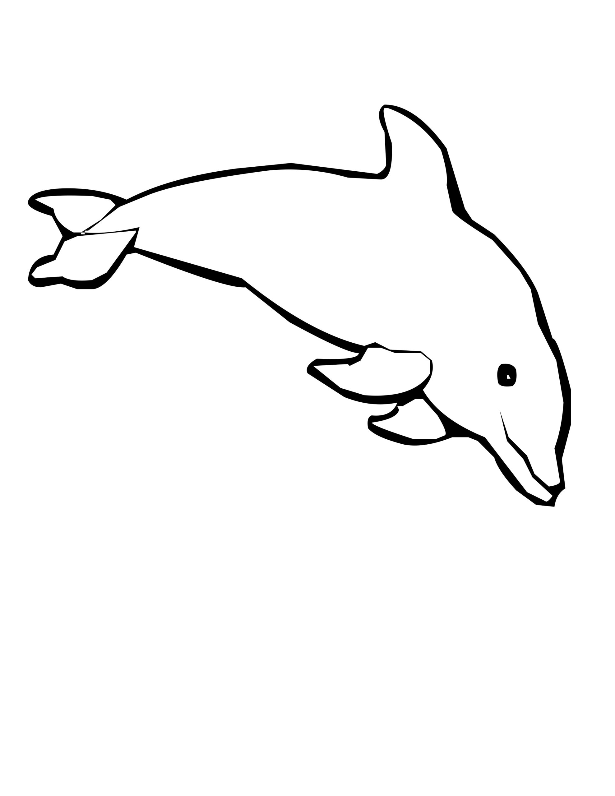 Dolphins Coloring Pages