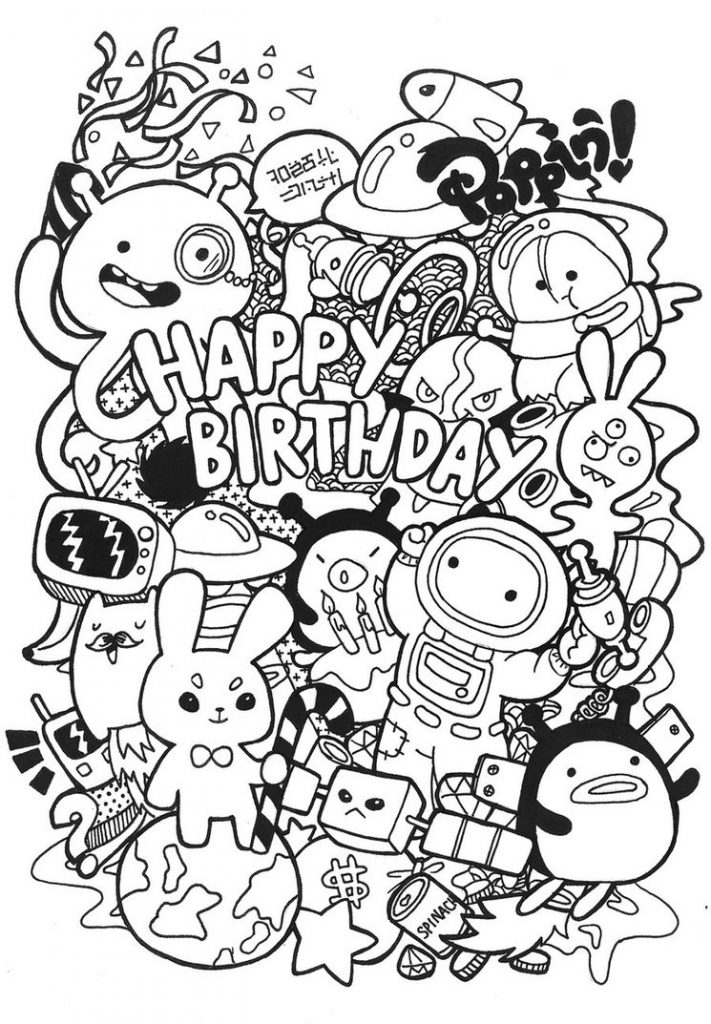 Doodle Coloring Pages