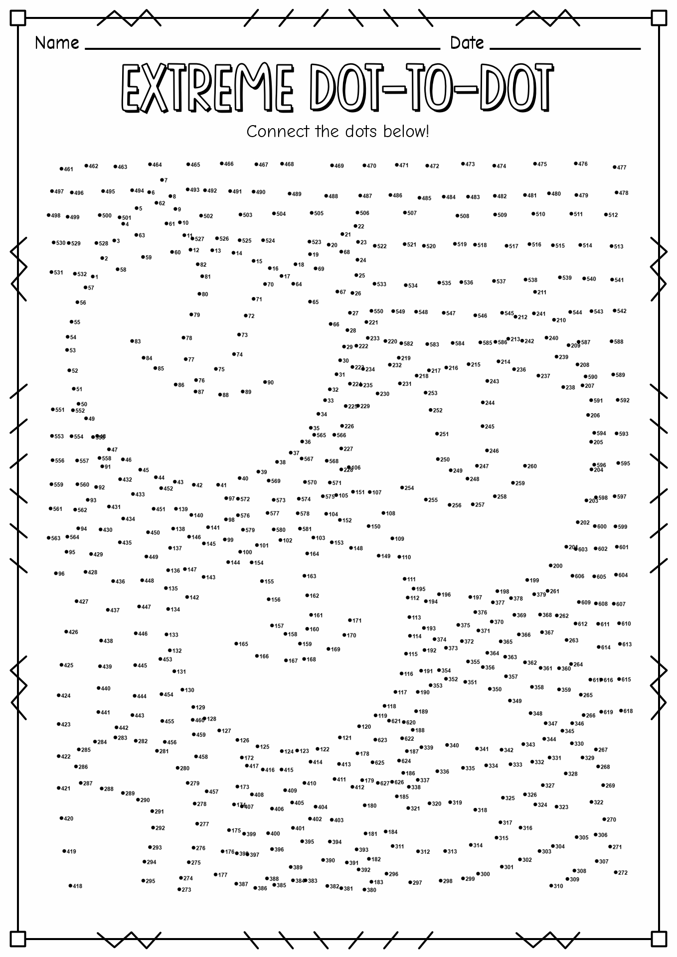 Dot to Dots Worksheets Free Printables Education Worksheets 
