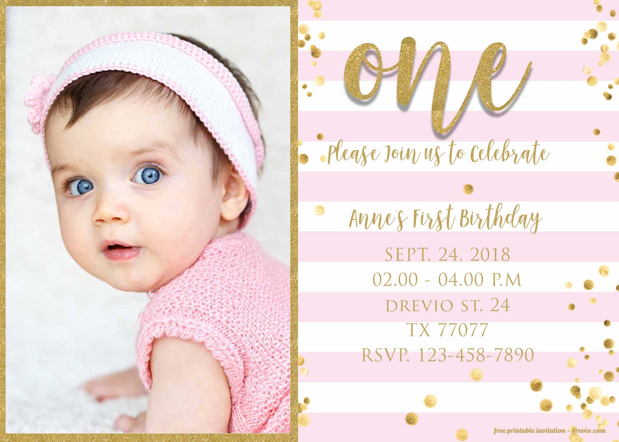 birthday invitation template download