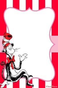Dr Seuss 39 The Cat In The Hat Invitation Template Invitation World