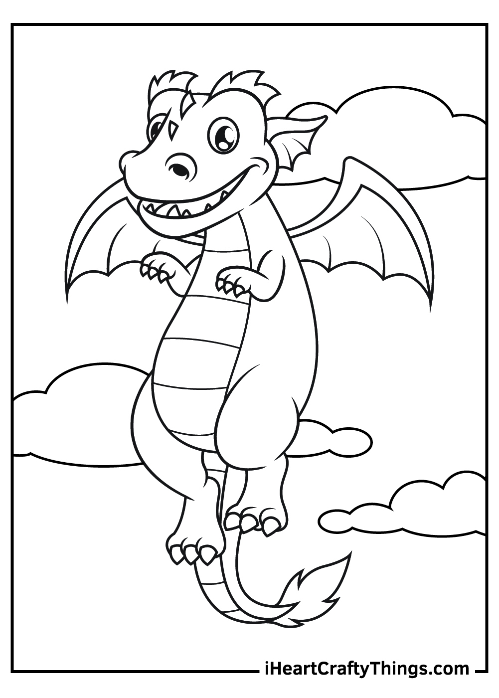 Dragon Pictures For Kids To Colour Infoupdate