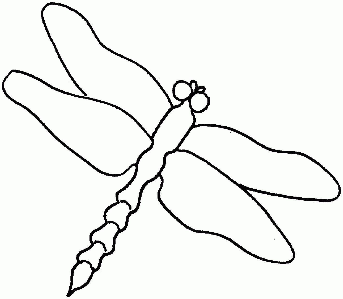 Dragonfly Coloring Page ClipArt Best