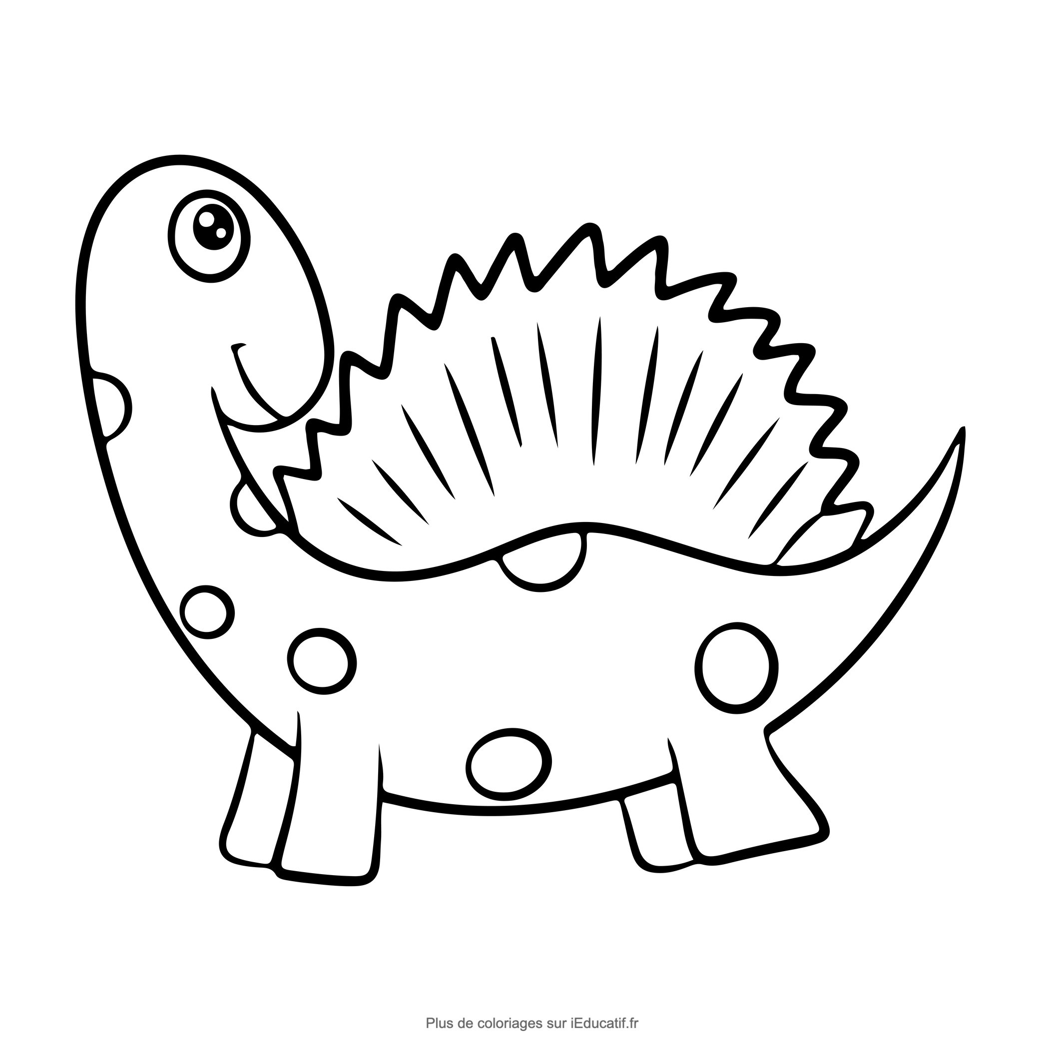 free dinosaur coloring page