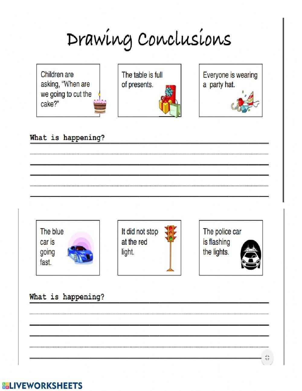 Drawing Inferences Worksheet Have Fun Teaching Worksheets Library