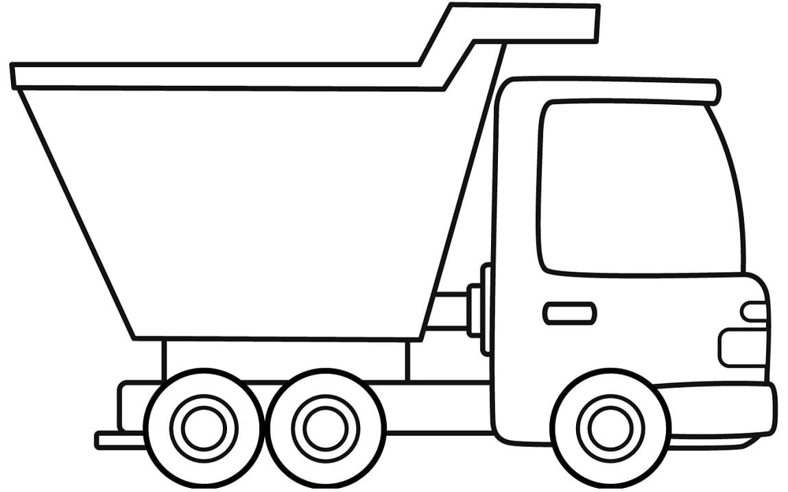 Dump Truck Coloring Page Free Printable Coloring Pages For Kids