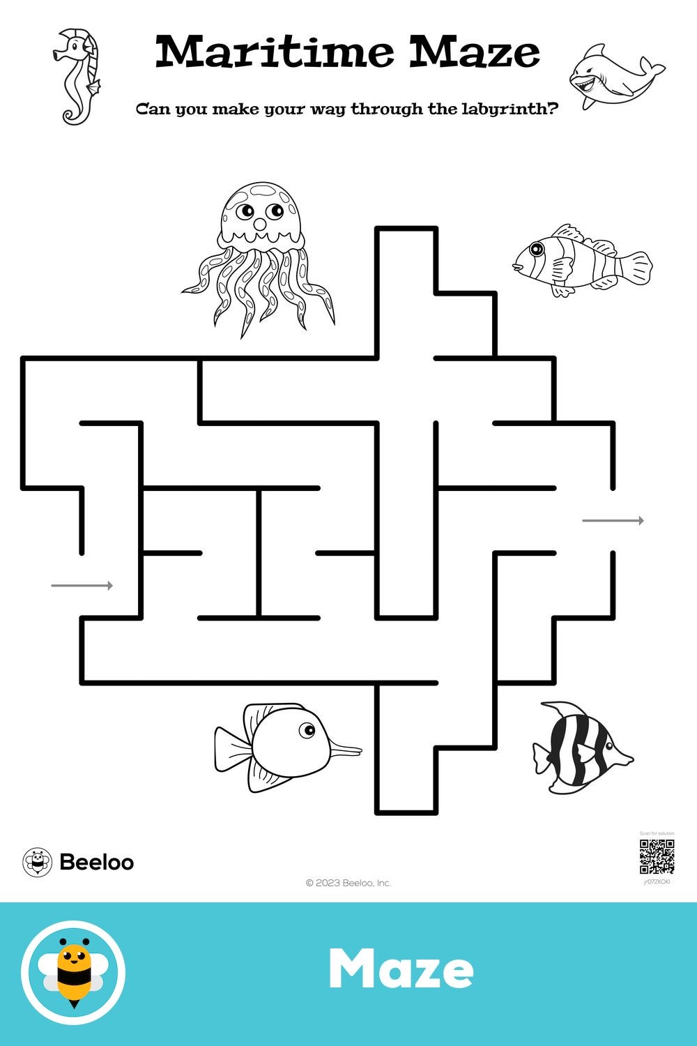 printable activities for kids maze