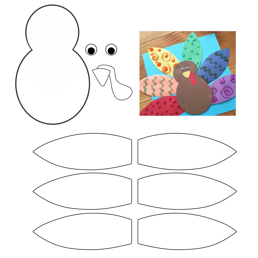 easy thanksgiving crafts for toddlers printable