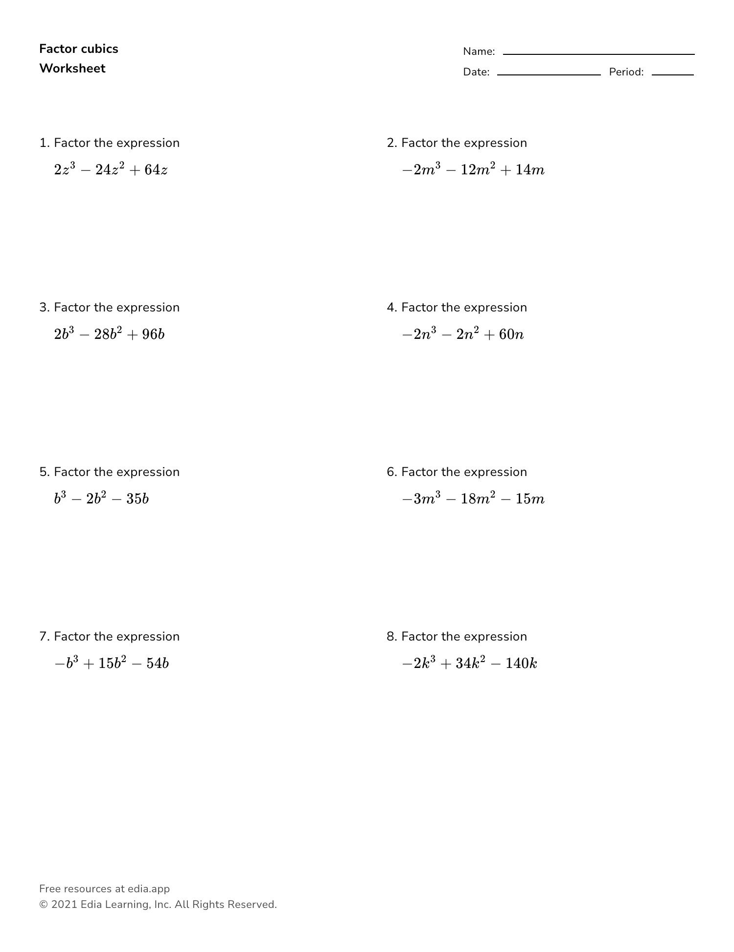 Edia Free Math Homework In Minutes Worksheets Library