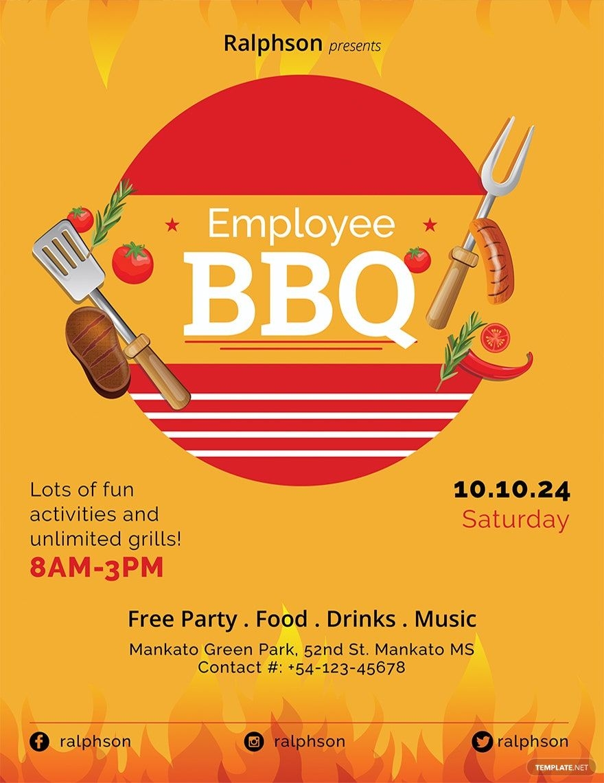 Editable BBQ Flyer Templates In Word To Download