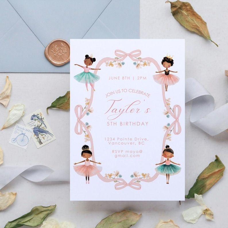 ballet invitation template
