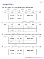 Elapsed Time Worksheets Worksheets Library