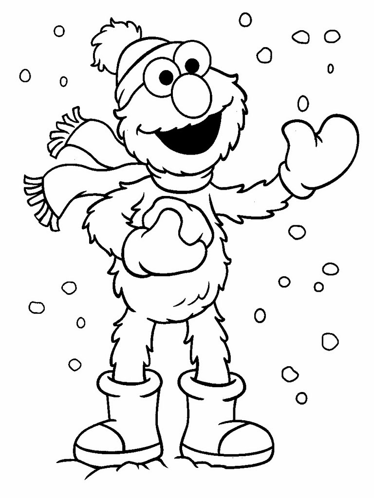 elmo coloring pages free printable