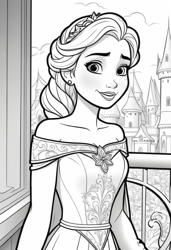 Elsa Coloring Pages Printable