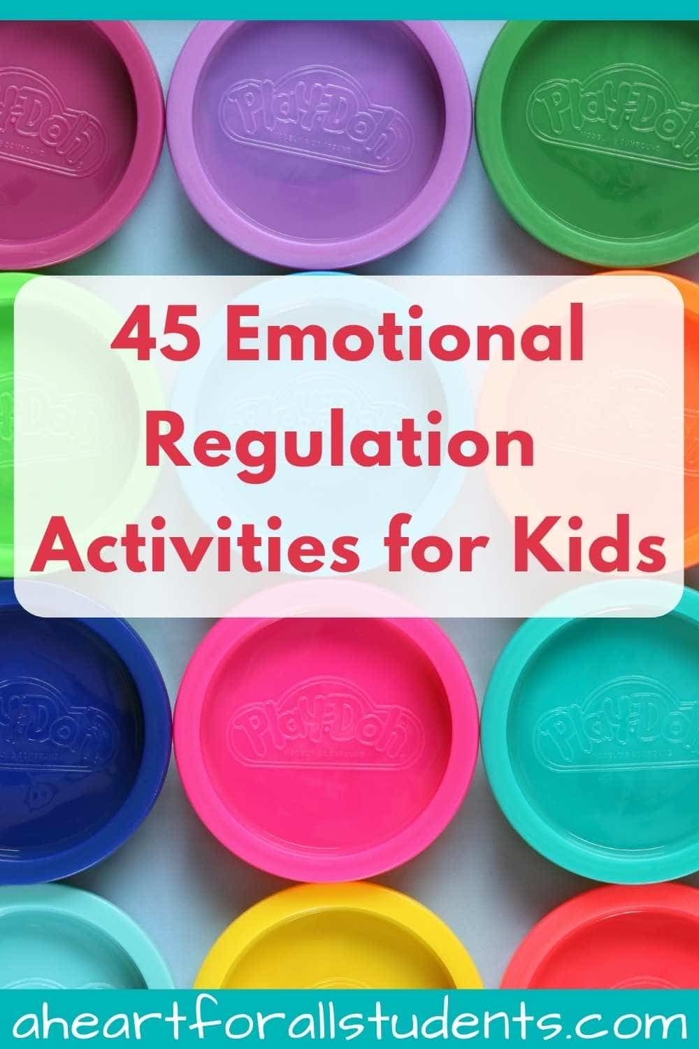 emotional regulation activities for kids printable